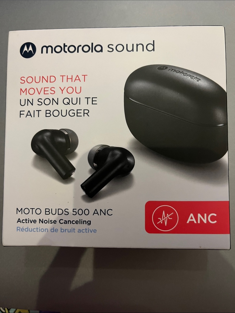 NEW Motorola Sound Moto Buds 500 ANC Earbuds - Black